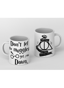 Керамична чаша HARRY POTTER - Don't let the muggles get you down 